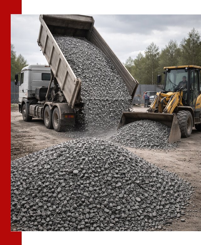 Доставка и продажа щебня гранитного в Зеленодольске