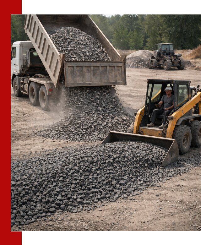 Гранитный щебень фракция 40-70 с доставкой в Зеленодольске