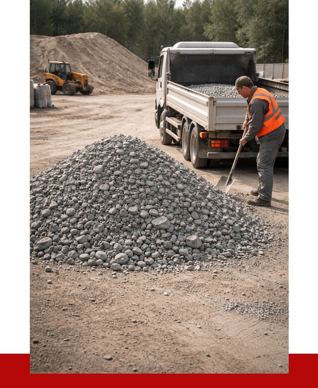 Гравийный щебень фракция 5-10 в Зеленодольске от 2277 р. | ПРОНЕРУДЗлн