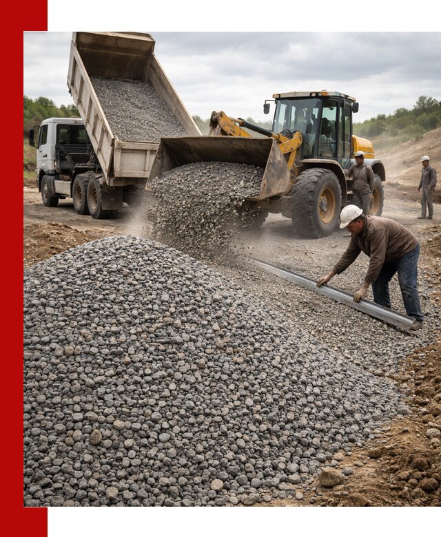 Гравийный щебень фракция 5-20 с доставкой в Зеленодольске