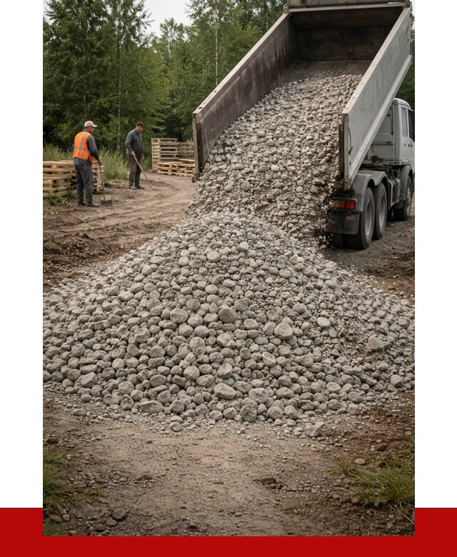 гравийный щебень фракция 70-120 в Зеленодольске от 2536 р. ПРОНЕРУДЗлн