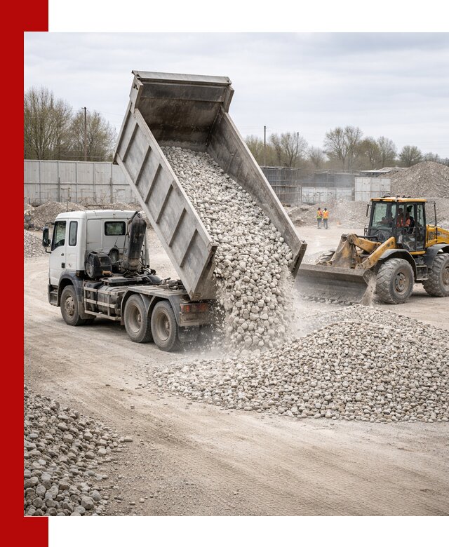 Доставка и продажа известнякового щебня в Зеленодольске