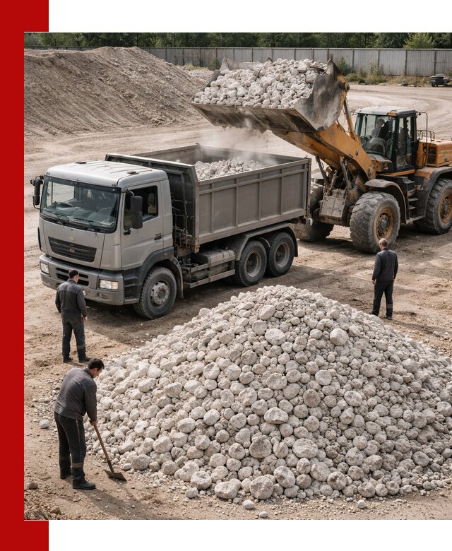 Известняковый щебень фракция 70–150 с доставкой в Зеленодольске