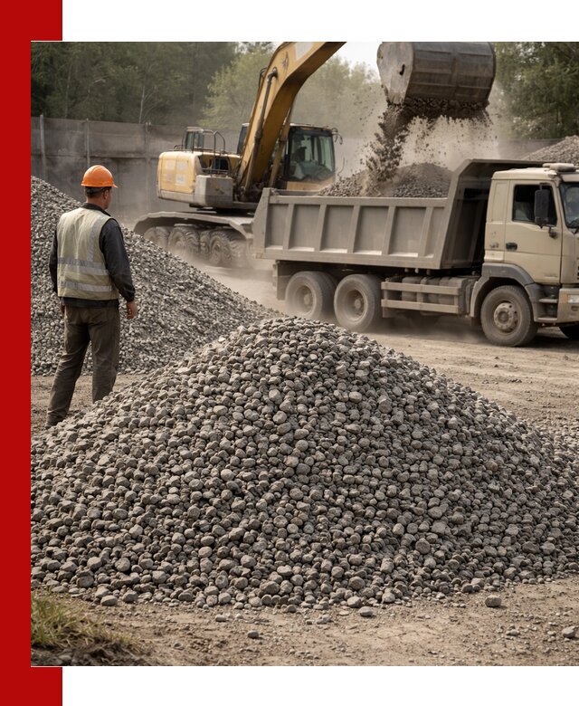 Шлаковый щебень фракция 5-20 с доставкой в Зеленодольске