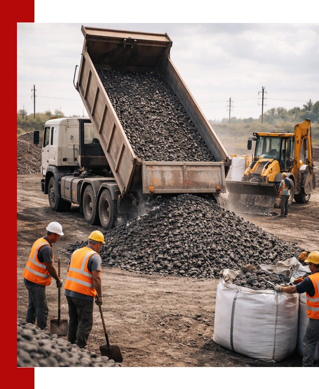 Шлаковый щебень фракция 40-70 с доставкой в Зеленодольске