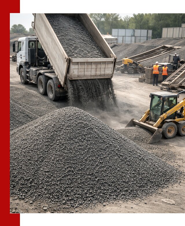Вторичный щебень фракция 0–5 с доставкой в Зеленодольске