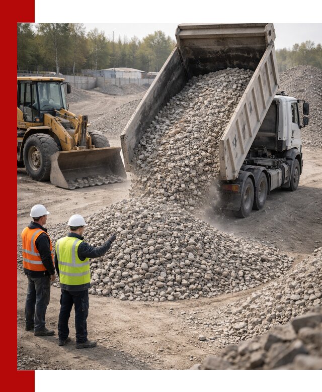 Вторичный щебень фракция 40–70 доставка в Зеленодольске