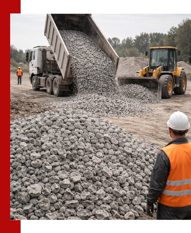 Доставка бетонного щебня фракции 20-40 в Зеленодольске