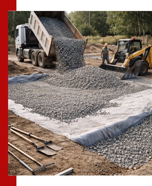 Щебень для фундамента с доставкой в Зеленодольске