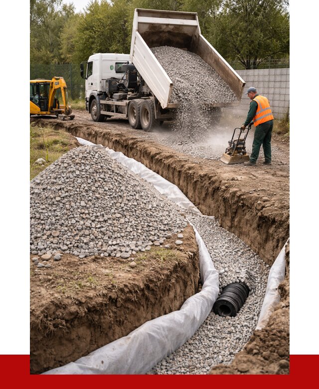 Щебень для дренажа в Зеленодольске от 1915 р., ПРОНЕРУДЗлн доставка