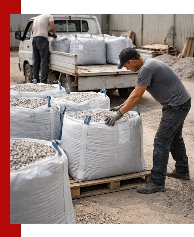 Доставка щебня в мешках по выгодным ценам в Зеленодольске