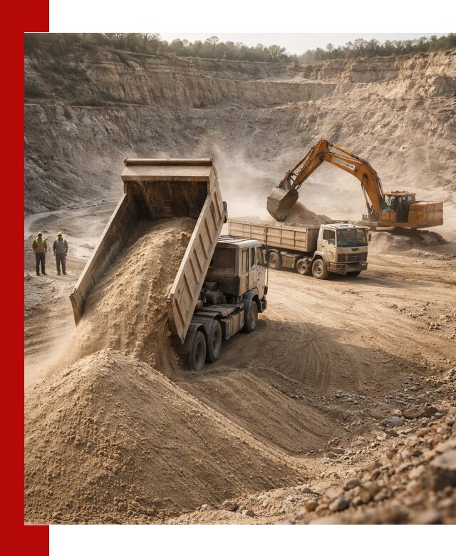 Карьерный песок навалом с доставкой в Зеленодольске