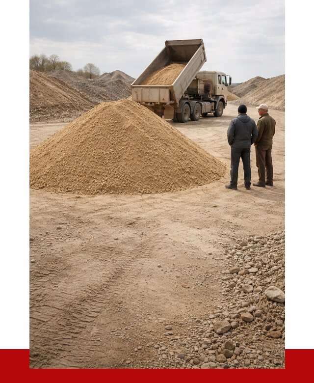 Карьерный песок крупнозернистый в Зеленодольске от 8798 р | ПРОНЕРУДЗлн