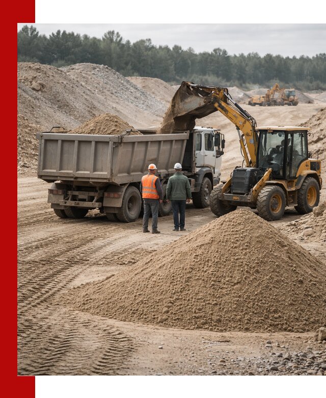 Карьерный среднезернистый песок с доставкой в Зеленодольске