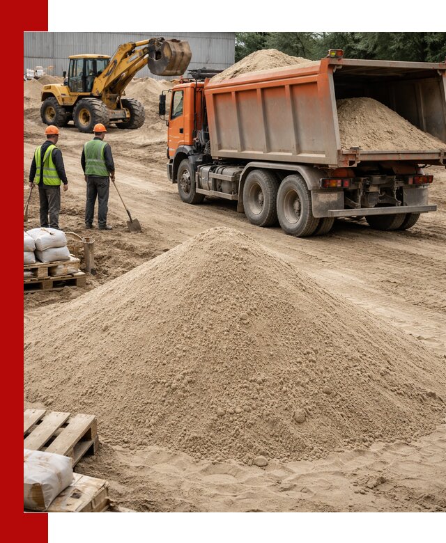 Доставка и продажа мытого речного песка в Зеленодольске
