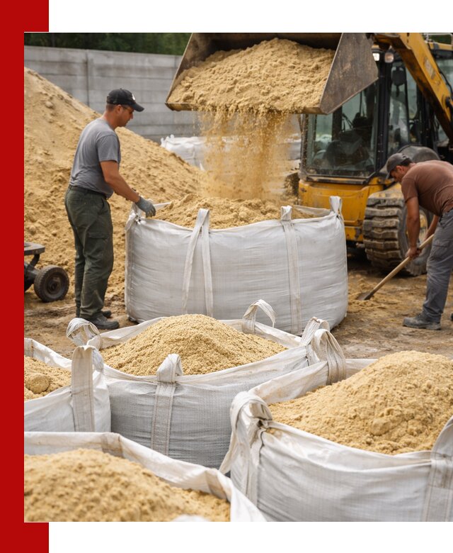 Поставка качественного песка для кладки в Зеленодольске