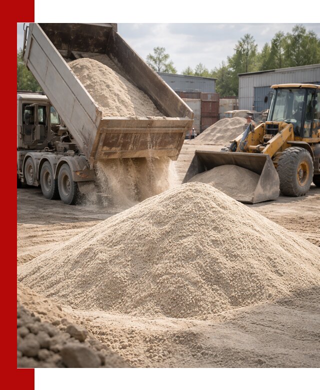 Кварцевый песок с доставкой в Зеленодольске для строительных работ