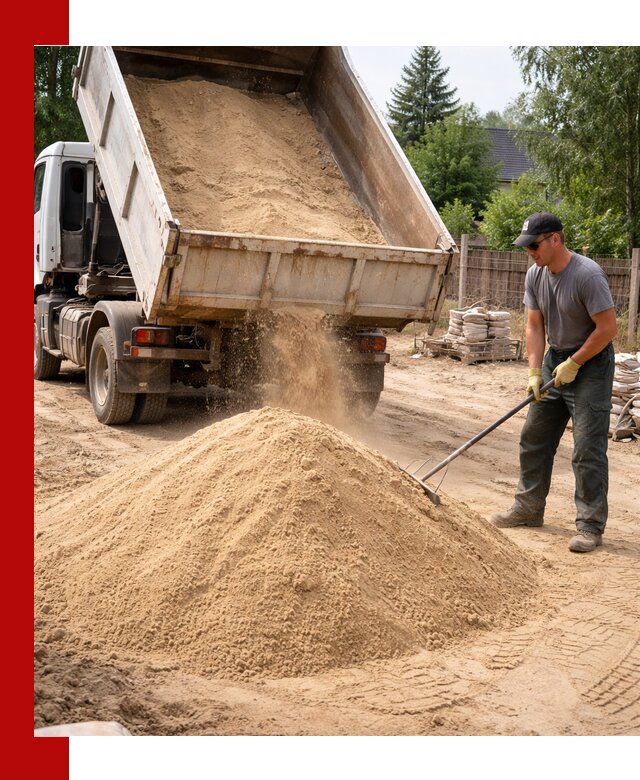 Доставка сухого песка самосвалами в Зеленодольске