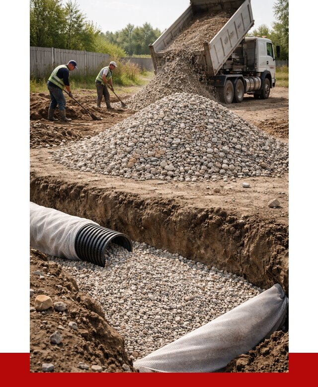 Гравий для дренажа в Зеленодольске от 2277 р., доставка ПРОНЕРУДЗлн