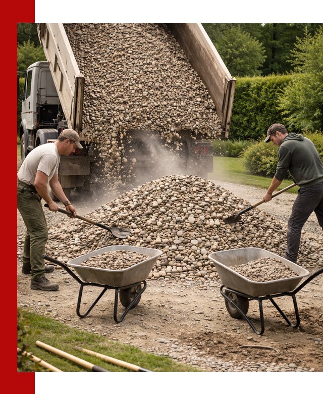 Доставка и продажа декоративной гальки в Зеленодольске