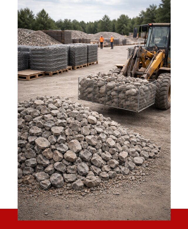 Камень для габионов фракция 70-150 в Зеленодольске от 4347 р. | ПРОНЕРУДЗлн