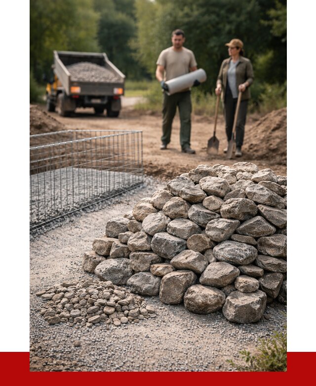 Камень для габионов фракция 100-200 в Зеленодольске от 4968 р. | ПРОНЕРУДЗлн