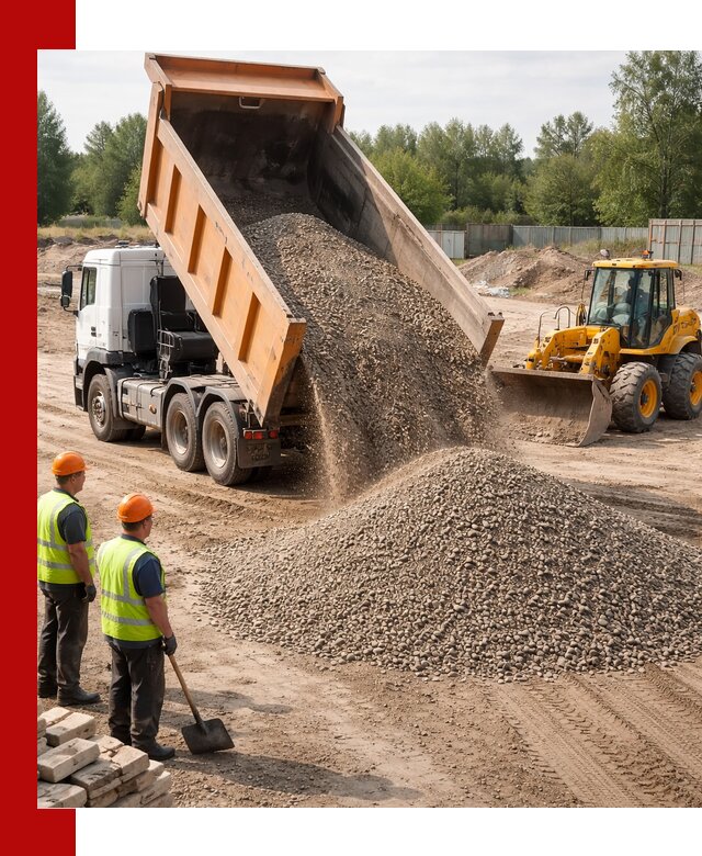 Доставка щебёночно-песчаной смеси ЩПС С7 в Зеленодольске