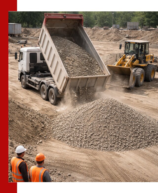Щебень с песком (ЩГПС С2) с доставкой в Зеленодольске