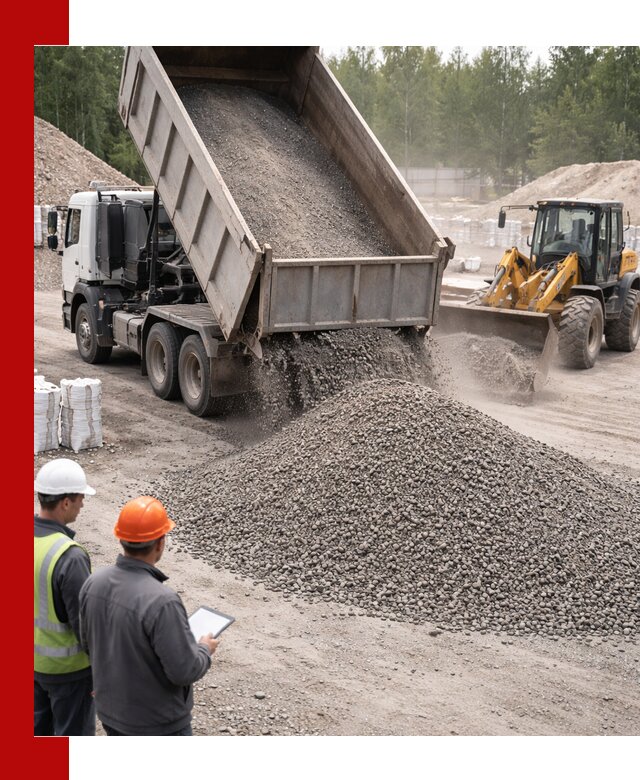 Доставка и продажа гранитного отсева 0-10 в Зеленодольске