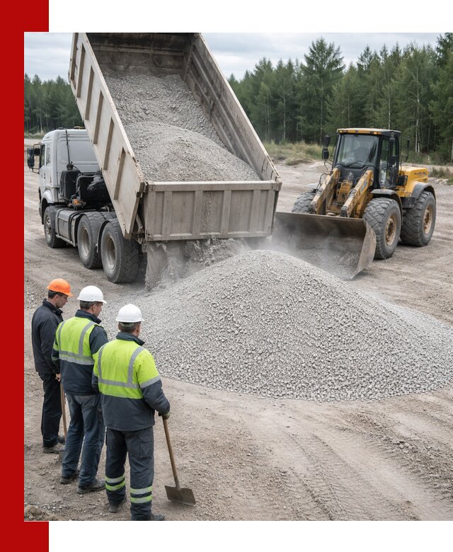 Известняковый отсев 0-5 доставка в Зеленодольске быстро и выгодно