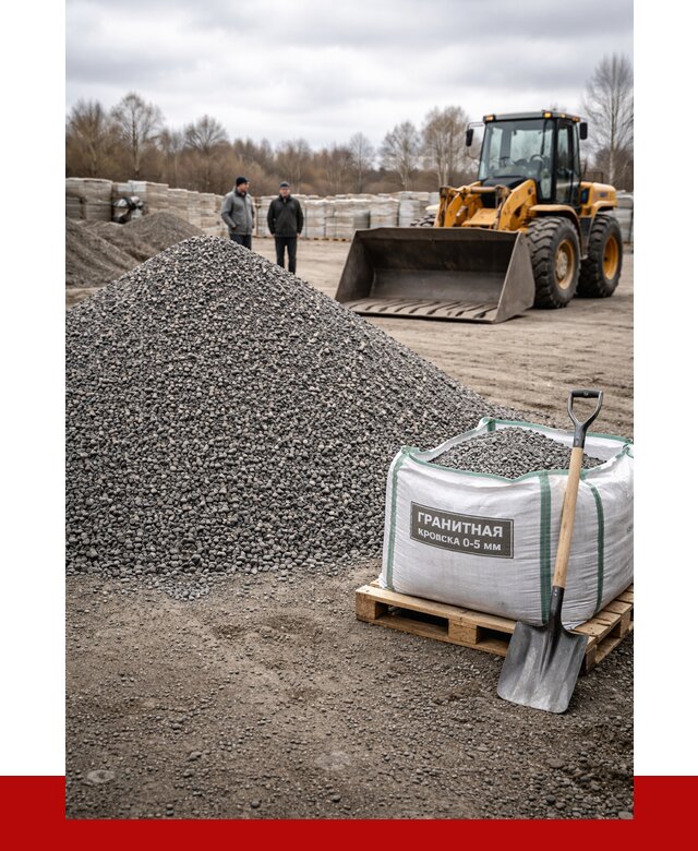 Купить гранитную крошку в Зеленодольске от 4968 р. с доставкой | ПРОНЕРУДЗлн