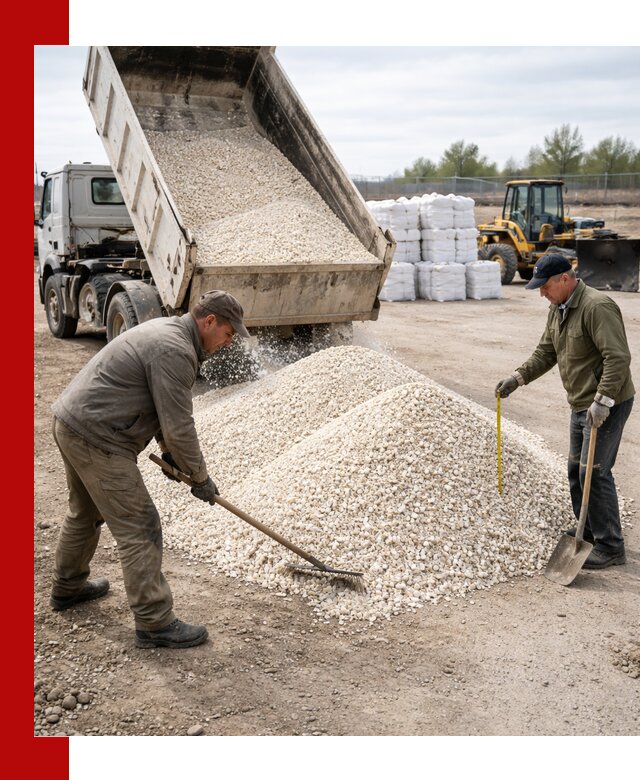 Мраморная крошка с доставкой и разгрузкой в Зеленодольске
