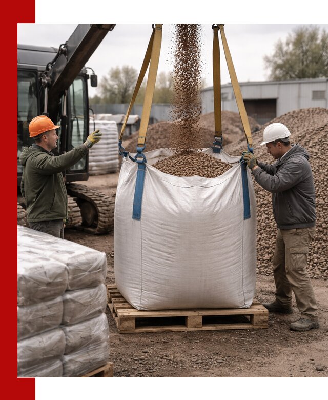 Керамзит в биг-бегах с доставкой в Зеленодольске