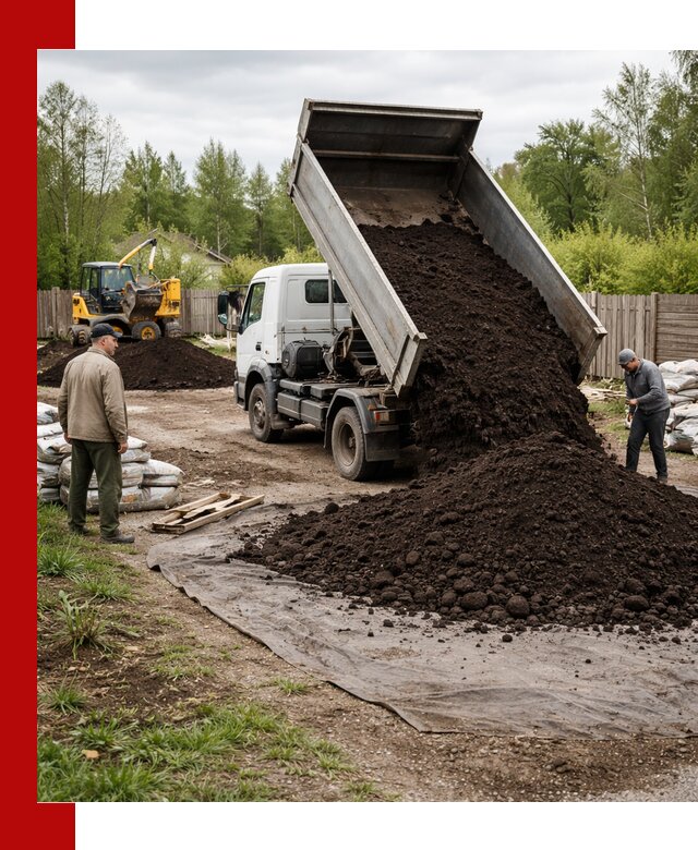 Доставка качественного почвогрунта в Зеленодольске оптом и в розницу