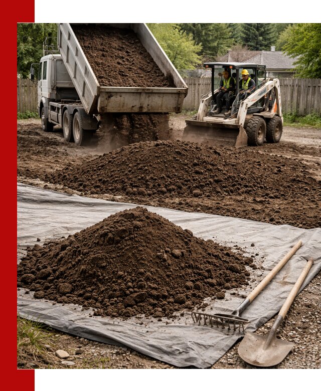 Грунт для отсыпки участка с доставкой в Зеленодольске