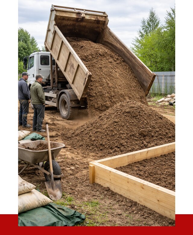Торфо песчаная смесь в Зеленодольске с доставкой от 1915 р. | ПРОНЕРУДЗлн