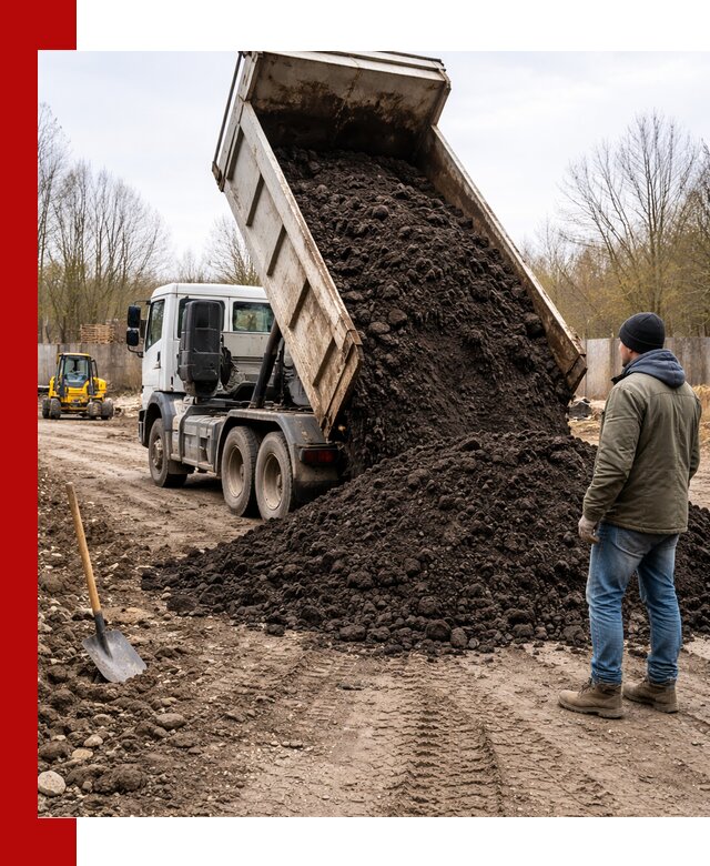 Доставка чернозема навалом в Зеленодольске быстро и выгодно