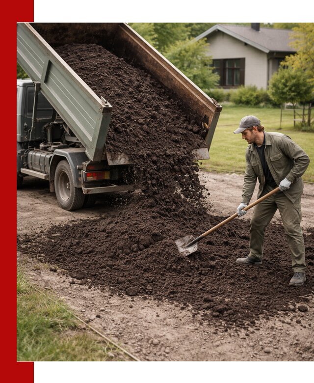 Чернозем для газона с доставкой в Зеленодольске быстро и качественно