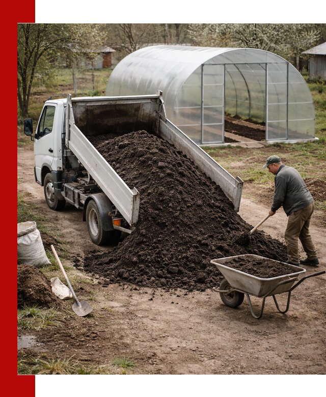 Чернозем для теплицы с доставкой в Зеленодольске