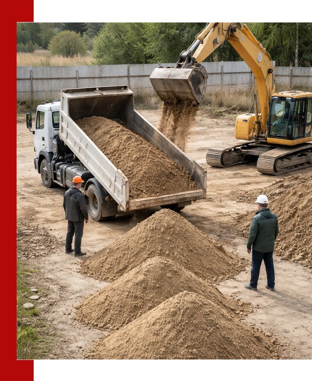 Доставка супеси вагонными и автопартиями в Зеленодольске