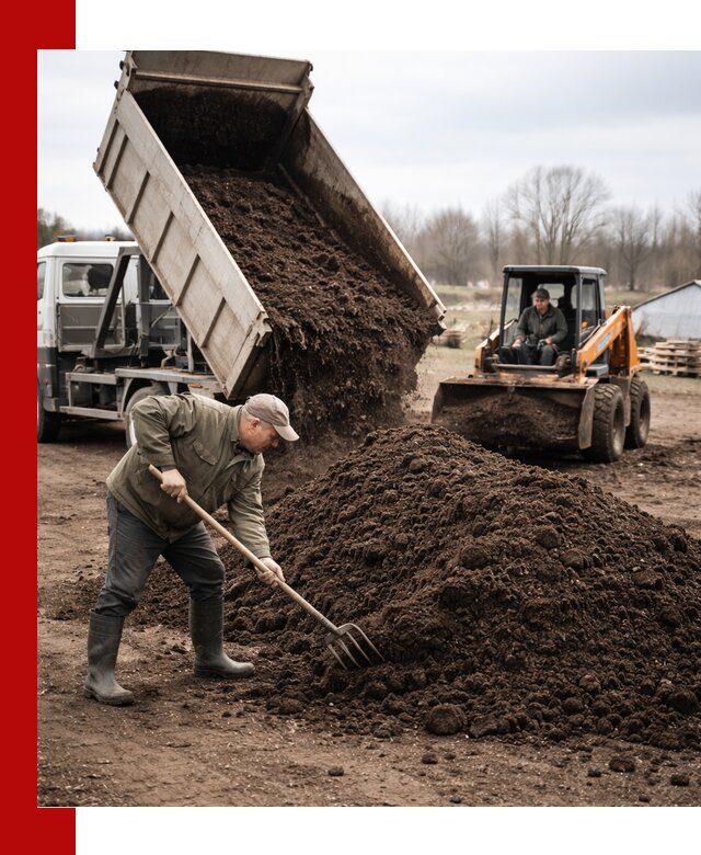 Доставка и продажа перегноя в Зеленодольске быстро и дешево