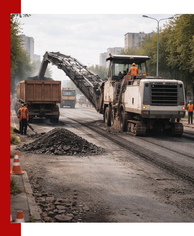 Фрезерованный асфальт в Зеленодольске — удаление и вывоз старого покрытия