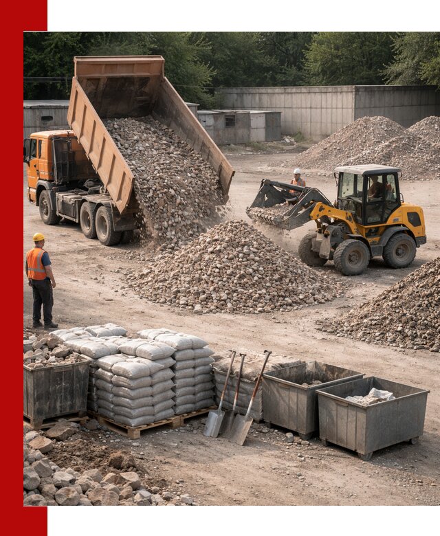 Вторичные материалы для отсыпки в Зеленодольске — поставка и доставка