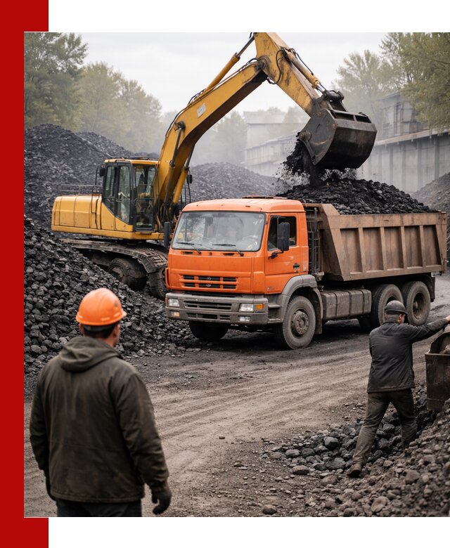Доставка угля автотранспортом в Зеленодольске быстро и выгодно