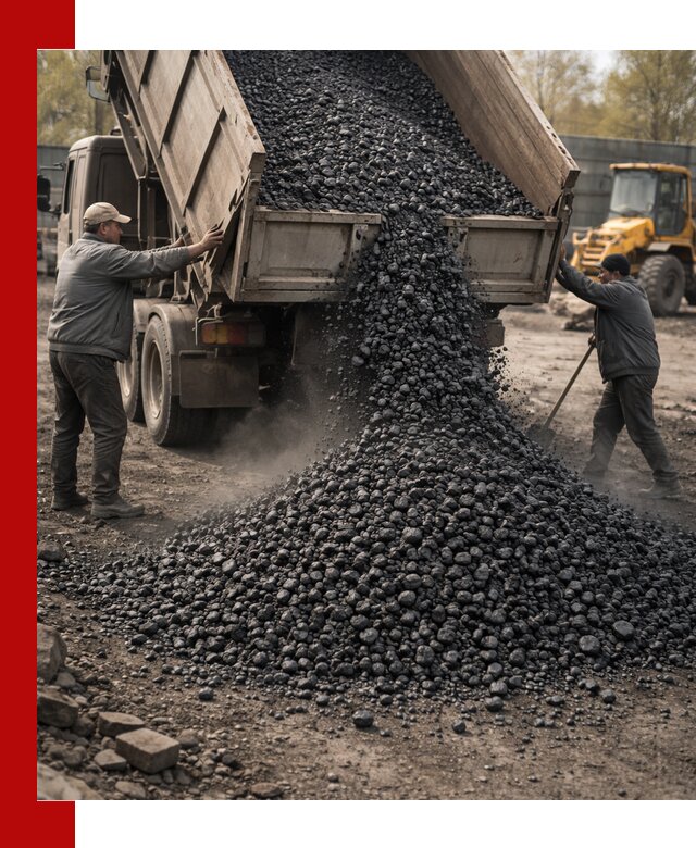 Доставка угля семечка самосвалами в Зеленодольске