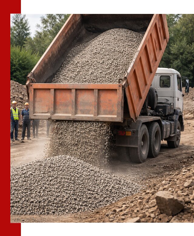 Доставка сыпучих материалов самосвалом в Зеленодольске быстро и надежно