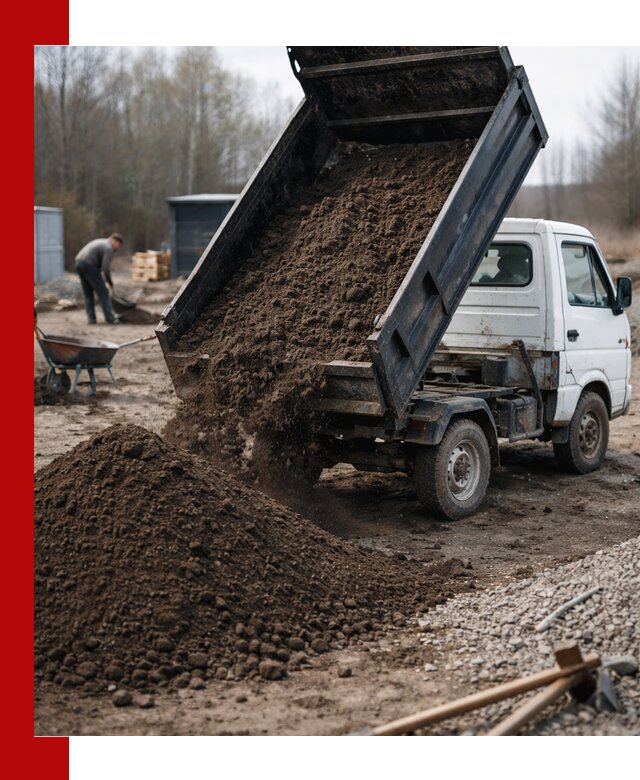 Аренда минисамосвала в Зеленодольске для доставки сыпучих материалов