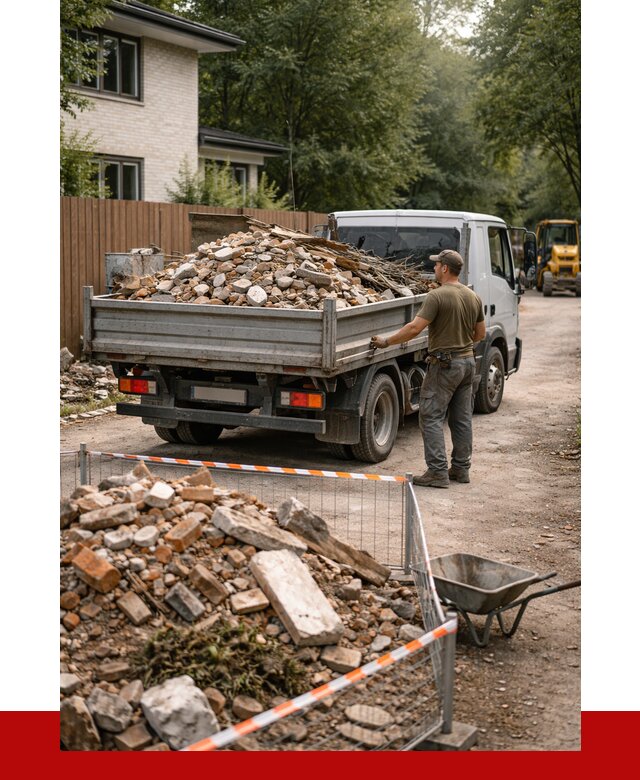 Вывоз строительного мусора с погрузкой в Зеленодольске от 7763 р | ПРОНЕРУДЗлн