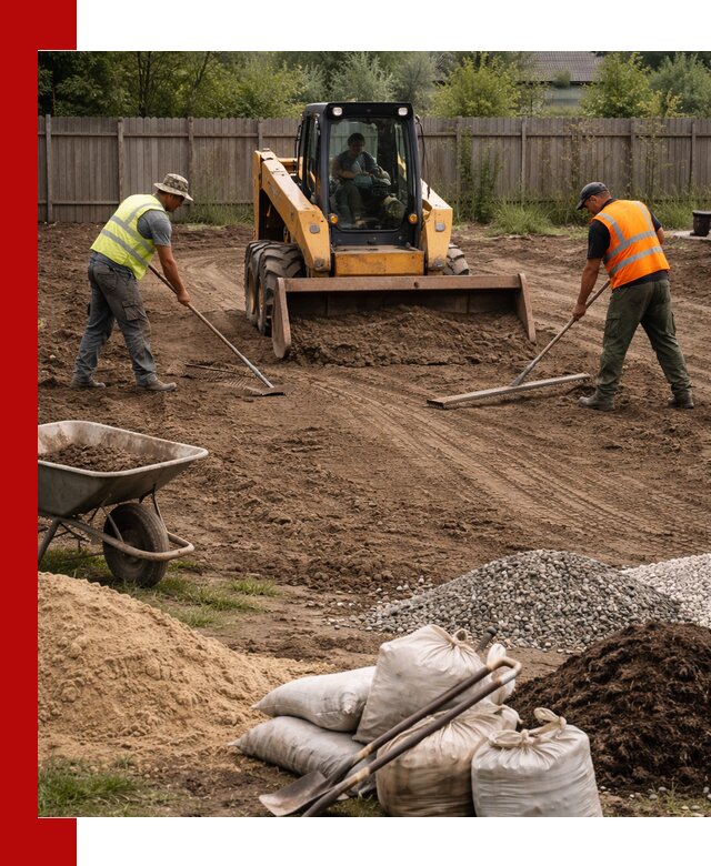 Выравнивание участка под строительство и благоустройство в Зеленодольске