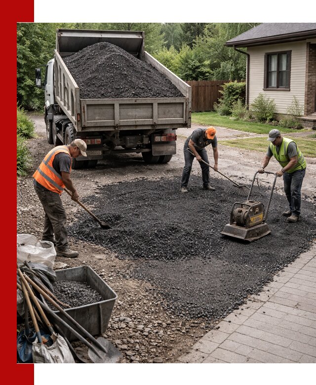 Асфальтовая крошка для двора с доставкой в Зеленодольске